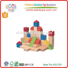 Top Sale 11 Shapes Baby's Assembling Toy Hardwood Children Construction Blocks